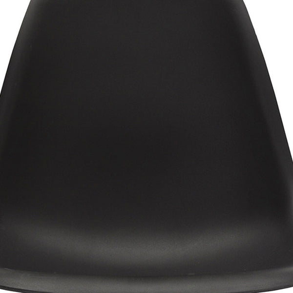 Homeroots Black And Silver Acrylic Dining Side Chair  Acrylic 519170