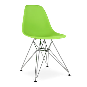 Homeroots Green And Silver Acrylic Dining Side Chair  Acrylic 519171