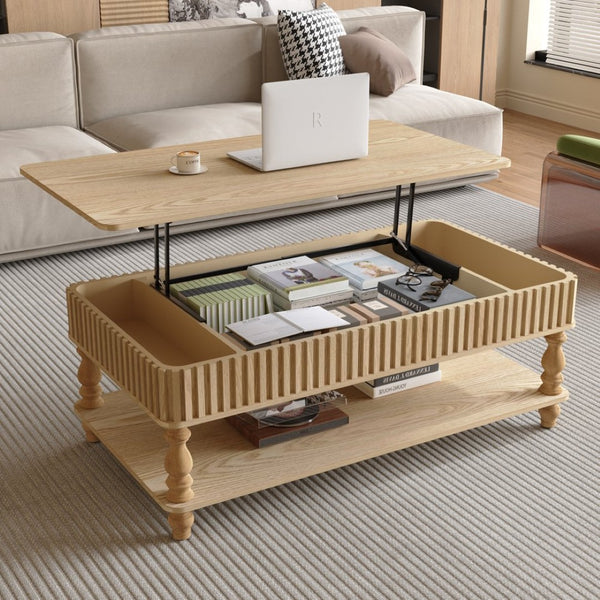 English Elm Mirrored Console Table Silver Glam Entryway Piece with Geometric U Base and Etched Detail Natural Wood W1445P370478