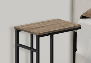 English Elm Accent Table - Contemporary C-Shaped Design For Living Room, Bedroom, Or Office - Versatile & Chic! B2710P218972