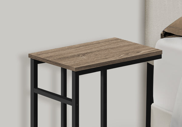 English Elm Accent Table - Contemporary C-Shaped Design For Living Room, Bedroom, Or Office - Versatile & Chic! B2710P218972