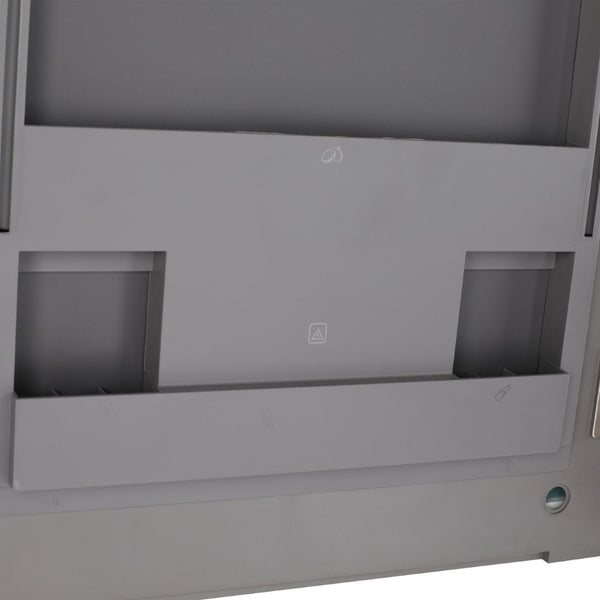 English Elm 20'' Wall Mounted Bathroom Medicine Cabinet with Mirror Adjustable Shelves Plywood W999P470282