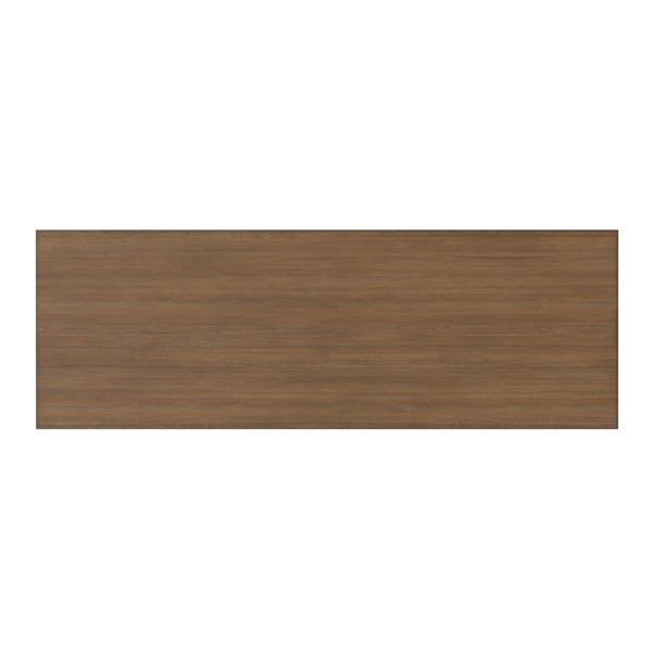 English Elm Amherst Solid Pine Entryway Cabinet with Crown Molding and Rustic Aged Brown Finish B136P436043