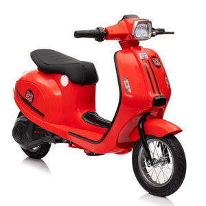 English Elm 24v Kids Electric Dirt Bike with Pneumatic Tires Suspension and Bluetooth for Ages 8-14 W1578P297812