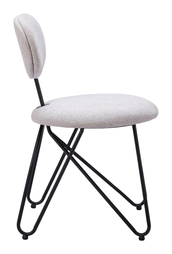 Novi Dining Chair - Set of 2 Dove Gray 110017 Zuo Modern