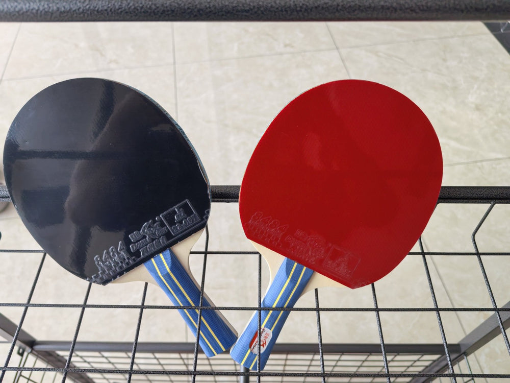 English Elm Double Fish Table Tennis Racket Set with Storage Bag for Casual Recreational Play W3087P378159