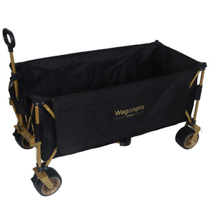 English Elm 51-inch Heavy Duty Steel Folding Utility Wagon with All-terrain Wheels and 480lb Capacity W2932P331764
