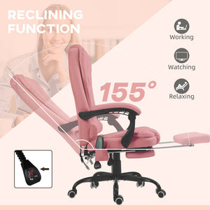 English Elm 7-point Vibrating Massage Chair High Back Pu Leather Recliner with Footrest for Home Office T3971P408682