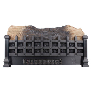 English Elm 20 Inch Freestanding Electric Fireplace Heater with 3d Flame Effect for Indoor Rooms W1769P304057