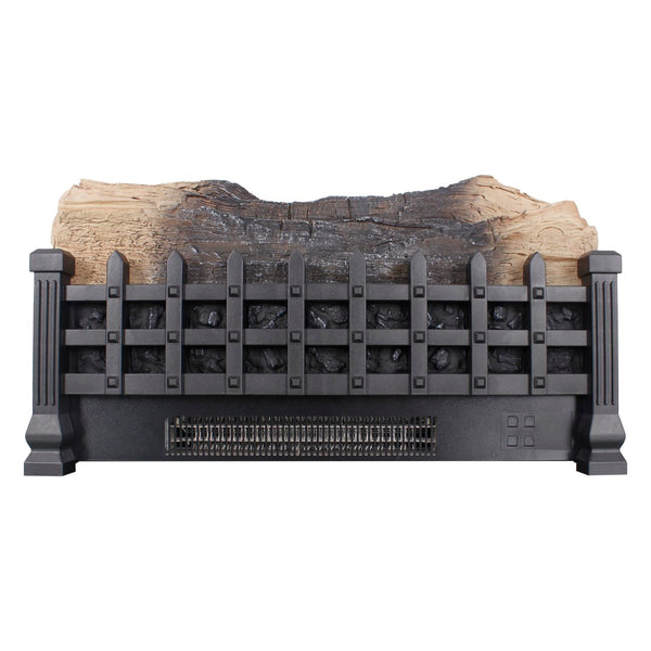 English Elm 20 Inch Freestanding Electric Fireplace Heater with 3d Flame Effect for Indoor Rooms W1769P304057
