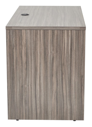 OSP Home Furnishings Lodi Modular Desk Shell with Cord Management and Scratch Resistant Laminate Work Surface 45X24 LOD-22-URB
