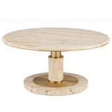 Miles Travertine Cocktail Table