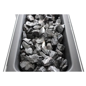 English Elm 43" Rectangular Fire Pit with 50,000 BTU, Smoked Glass Windshield, Steel Frame, Concealed Tank Cover B120S00049
