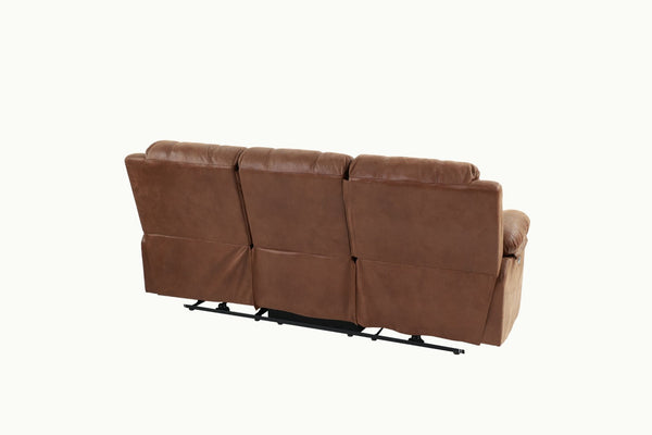 English Elm Modern Power Reclining Sofa with Usb Port Faux Leather Pillow Top Arms Living Room B011P467869