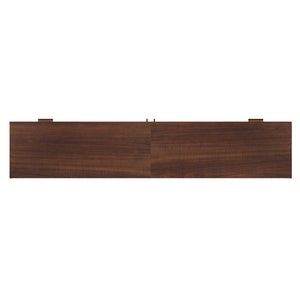 English Elm 78 Inch Rattan Media Console with Pine Legs Four Drawers Modern Living Room Tv Stand N710P365048P