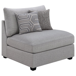 English Elm Lafayette Modular Sectional Sofa with Feather Down Cushions for Compact Living Rooms B062S01442