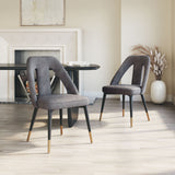 Artus Dining Chair Gray 110003 Zuo Modern