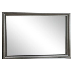 English Elm Madrid Contemporary Decorative Wall Mirror with Unique Shaped Frame, Laminate Wood Grain Finish, 37x46 inchesMadrid Contemporary Decorative Wall Mirror with Unique Shaped Frame, Laminate Wood Grain Finish, 37x46 inches Gray 3 L x 49 W x 39 H B078P286018