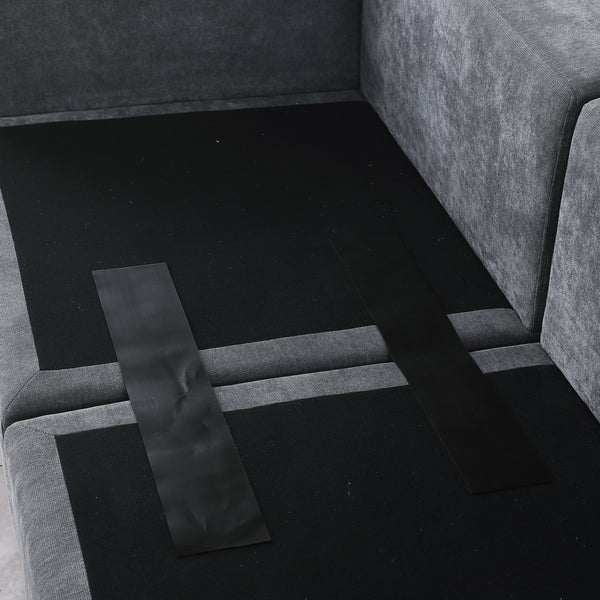 English Elm Modular Chenille Grey Sectional Sofa Set - Flexible 6-Piece Design For Modern Living Spaces & Comfort W1123S00014