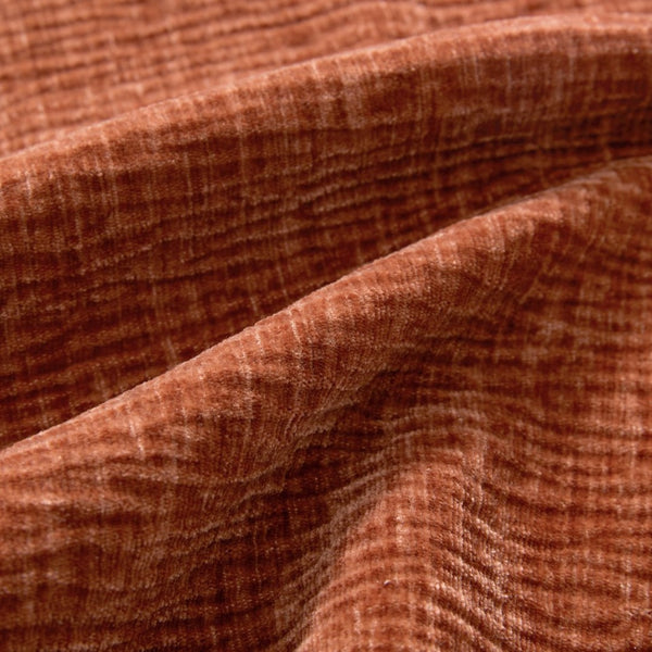 English Elm [new]86" Chenille Cloud Sofa Curved Legless 3-seater with Pocket Springs for Living Room Orange N723P404465G