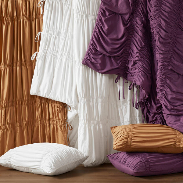 English Elm 3PCS Queen Comforter Set – Ultra-Soft Washed Microfiber Comforter with Plush Poly Fill, Cozy Luxury Bedding Purple 16.73 L x 12.99 W x 7.87 H B035P341086