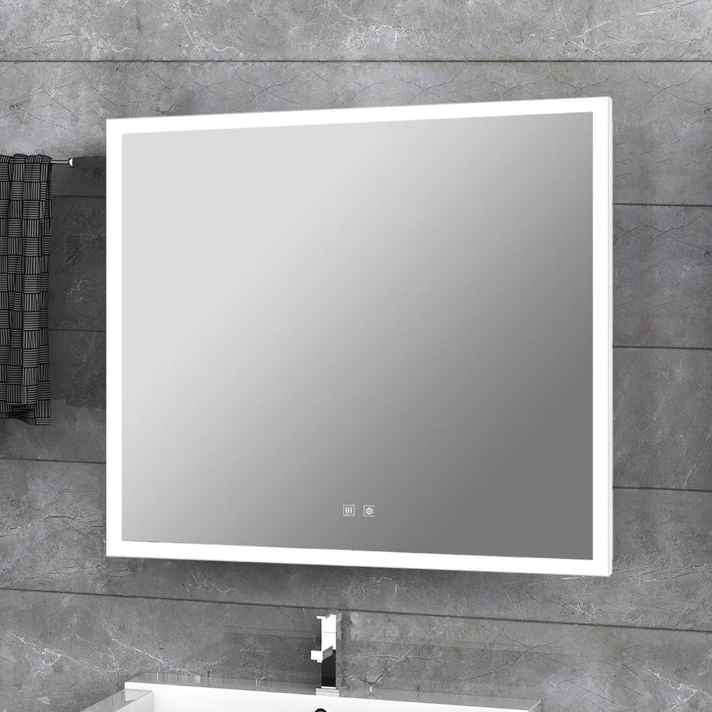 English Elm Aurorium Frameless Led Vanity Mirror with Defogger and Touchscreen for Modern Bathrooms B2731P478346
