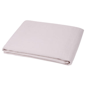 HomeRoots Light Linen Twin Flat Sheet - Luxuriously Soft, Breathable Comfort for a Relaxed, Stylish Bedroom Pink 520738