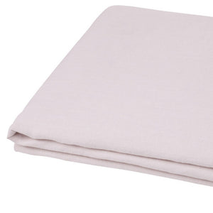 HomeRoots Light Linen Twin Flat Sheet - Luxuriously Soft, Breathable Comfort for a Relaxed, Stylish Bedroom Pink 520738