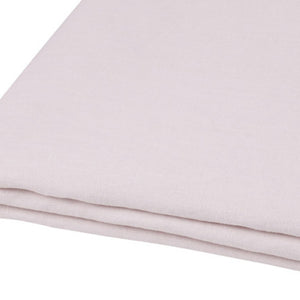 HomeRoots Light Linen Full Double Flat Sheet - Luxuriously Soft, Breathable Comfort for a Stylish Sleep Experience Pink 520739