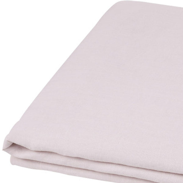 HomeRoots Light Linen King Flat Sheet - Premium Breathable Fabric for Ultimate Comfort and Everyday Luxury Pink 520740