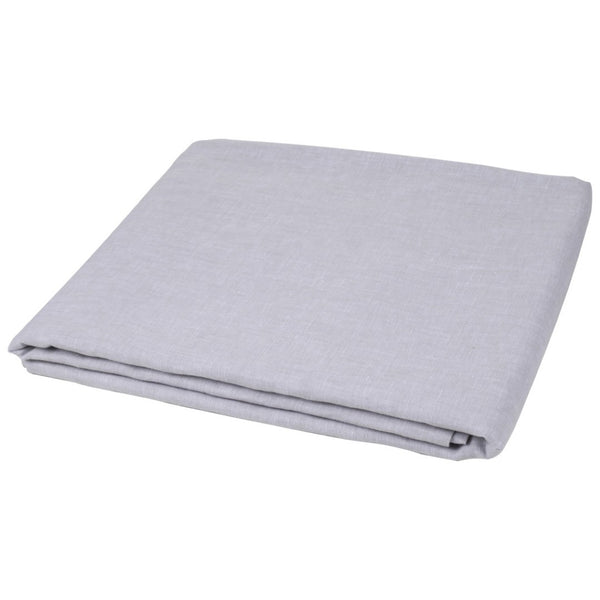 HomeRoots Light Linen Twin Flat Sheet - Luxuriously Soft, Breathable Comfort for a Relaxed, Stylish Bedroom Cloud 520741