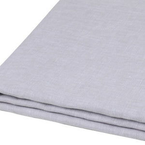 HomeRoots Light Linen Full Double Flat Sheet - Luxuriously Soft, Breathable Comfort for a Stylish Sleep Experience Cloud 520742