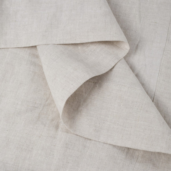 HomeRoots Light Linen Twin Flat Sheet - Luxuriously Soft, Breathable Comfort for a Relaxed, Stylish Bedroom Greige 520744