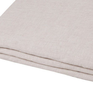 HomeRoots Light Linen Twin Flat Sheet - Luxuriously Soft, Breathable Comfort for a Relaxed, Stylish Bedroom Greige 520744