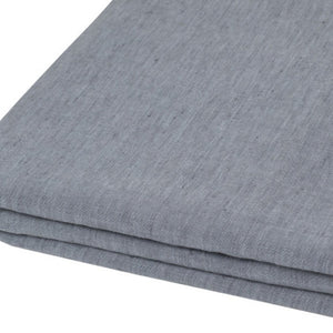 HomeRoots Slate Gray Linen Twin Flat Sheet - Soft, Breathable, and Moisture-Wicking for Ultimate Comfort 520747
