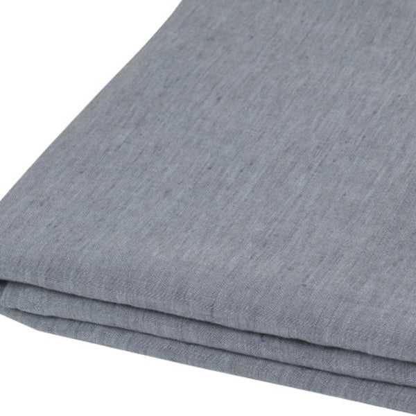 HomeRoots Light Linen Full Double Flat Sheet - Luxuriously Soft, Breathable Comfort for a Stylish Sleep Experience Iron 520748