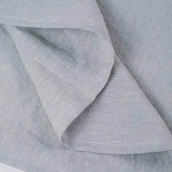HomeRoots Light Linen Twin Flat Sheet - Luxuriously Soft, Breathable Comfort for a Relaxed, Stylish Bedroom Sea Glass 520750