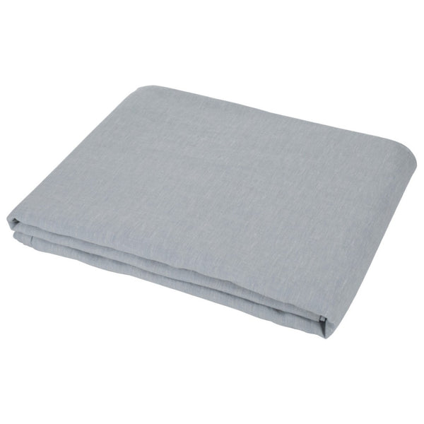 HomeRoots Light Linen Twin Flat Sheet - Luxuriously Soft, Breathable Comfort for a Relaxed, Stylish Bedroom Sea Glass 520750