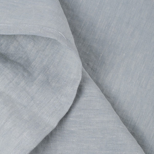 HomeRoots Light Linen Twin Flat Sheet - Luxuriously Soft, Breathable Comfort for a Relaxed, Stylish Bedroom Sea Glass 520750