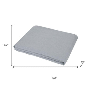 HomeRoots Light Linen Twin Flat Sheet - Luxuriously Soft, Breathable Comfort for a Relaxed, Stylish Bedroom Sea Glass 520750