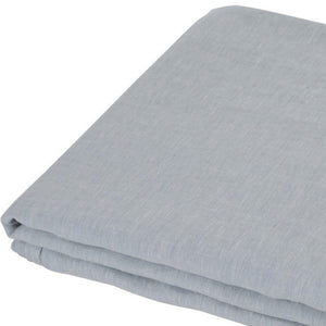 HomeRoots Light Linen Twin Flat Sheet - Luxuriously Soft, Breathable Comfort for a Relaxed, Stylish Bedroom Sea Glass 520750