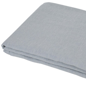 HomeRoots Light Linen Twin Flat Sheet - Luxuriously Soft, Breathable Comfort for a Relaxed, Stylish Bedroom Sea Glass 520750