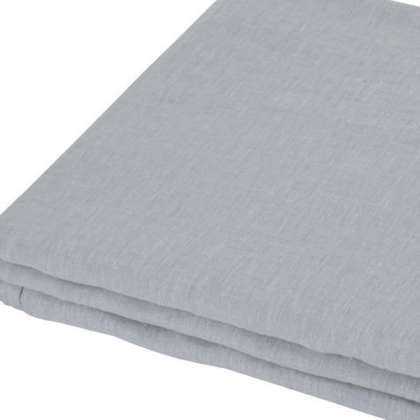 HomeRoots Light Linen King Flat Sheet - Premium Breathable Fabric for Ultimate Comfort and Everyday Luxury Sea Glass 520752