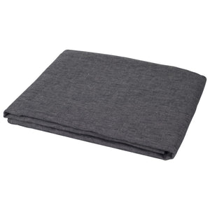 HomeRoots Light Linen Full Double Flat Sheet - Luxuriously Soft, Breathable Comfort for a Stylish Sleep Experience Onyx 520754
