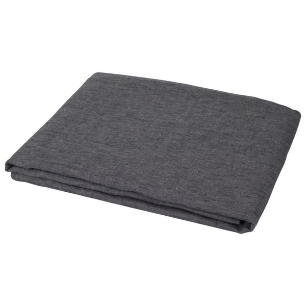 HomeRoots Light Linen King Flat Sheet - Premium Breathable Fabric for Ultimate Comfort and Everyday Luxury Onyx 520755