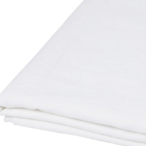 HomeRoots Ivory Linen Flat Sheet - Luxurious Softness, Breathable Comfort & Timeless Style for Your Bedding 520760