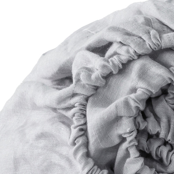 Homeroots Cloud Linen Queen Fitted Sheet Cloud Linen 520768