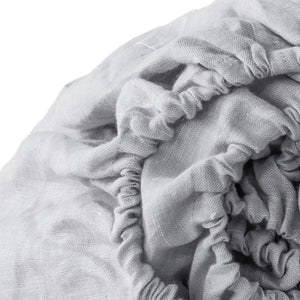 Homeroots Cloud Linen Queen Fitted Sheet Cloud Linen 520768