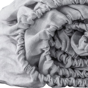 Homeroots Cloud Linen King Fitted Sheet Cloud Linen 520769