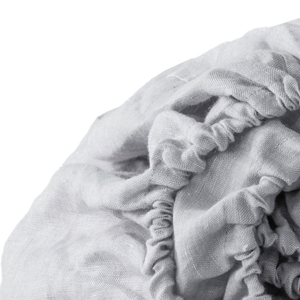 Homeroots Cloud Linen King Fitted Sheet Cloud Linen 520769